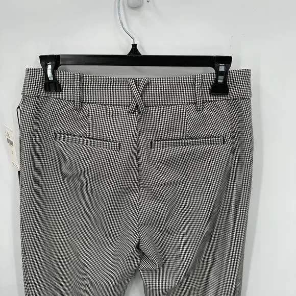 ANTHROPOLOGIE NWT The Essential Slim Pant in Black and White Houndstooth // 4 - Picture 10 of 15